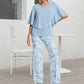 🔥LAST DAY SALE - 49% OFF🔥Women’s Printed Pants and Crew Neck Top Set