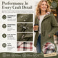 ⏳LAST DAY SALE 60% OFF !!📢🌧️💧Ultimate Plaid Waterproof Jacket for Women🍃Unleash Style and Durability in Any Storm!
