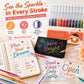 🔥50% OFF NOW! 🏆✨50K+ SOLD!🎁Glitter Gel Pen Set, Quick‑Dry Mess‑Free Sparkly Colour Pens for Journaling, Scrapbooking & Kids Craft Art