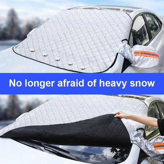 🥳2026 HOT SALE🥳💞50K+ SOLD! 🚗🪟 50% OFF! Car Windshield Cover with Suction Cups – blocks 99% UV, prevents frost & snow. Keeps car cool in summer, no scraping in winter! 🛡️✅