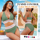 🔥Summer Sale 49% OFF💥👙Tummy Control Color Block Bikini Set