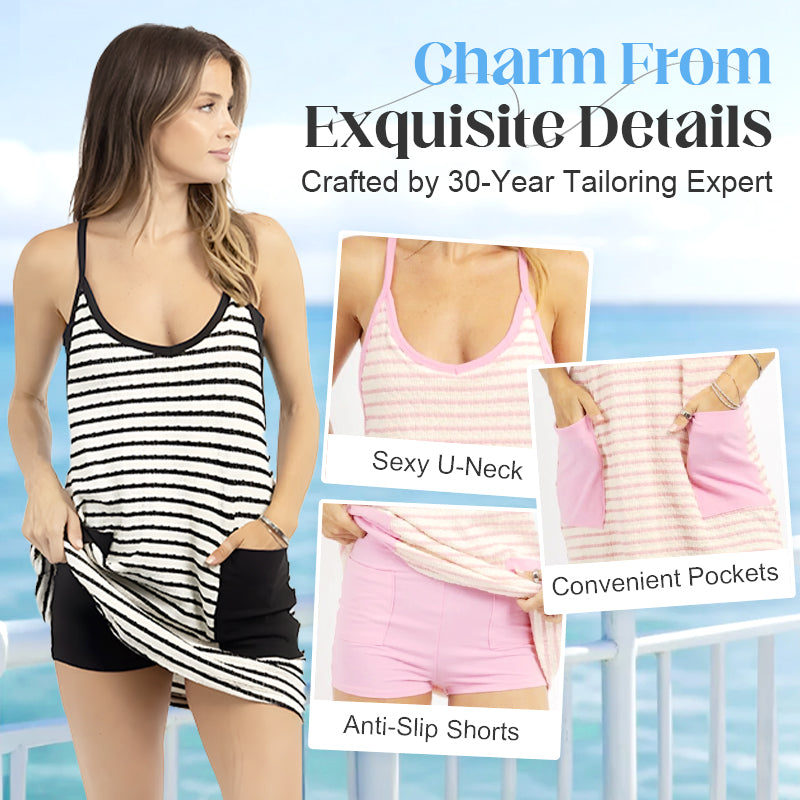🔥2025  SUMMER NEW TYPE  50% OFF🎁Women's Sleeveless Summer Dress with Shorts