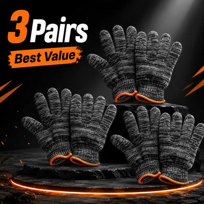 🚨Limited Time 50% Off 10-Gauge Knitted Durable Protective Work Gloves