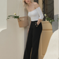💖LAST DAY SALE 49% OFF🥇High Stretch High Waist Wide Leg Trousers🌟-Three lengths available🔥