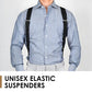 ⏳🔥LIMITED-TIME 50% OFF! ⏰👔✅ Men's X-Back Suspenders with Hook Clips – Adjustable & Heavy-Duty