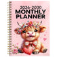 ⏰📅 LAST DAY SALE ONLY￡7.99!! 🐮 Highland Cow 5-Year Monthly Planner – Long-Term Organisation & Goal Planning in One Place 2✨