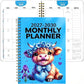 🐮 2026–2030 Monthly Planner ✨ Cute Highland Cow 5-Year Calendar | Large Monthly Blocks for Long-Term Planning-B3