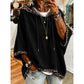 💖LAST DAY SALE 50% OFF!!🧥Seasonal Style - Relaxed Pullover Hoodie with Half-Sleeve Cut – Flattering Loose Fit & Modern Aesthetic for Transitional Weather