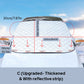 🥳2026 HOT SALE🥳💞50K+ SOLD! 🚗🪟 50% OFF! Car Windshield Cover with Suction Cups – blocks 99% UV, prevents frost & snow. Keeps car cool in summer, no scraping in winter! 🛡️✅