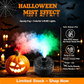📢📢50% OFF !! ⏰Ultrasonic Mist Maker – 12 LED Colors, Safe 24V & Chemical-Free Fog – Perfect for Halloween & Decor 🌫️