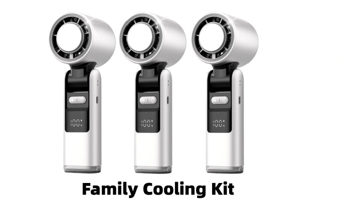 🔥【Hot Sale】WhisperBreeze Mini Fan 🔥 | Under 40dB Noise | Vibration-Free | Night Light Mode