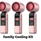 🔥【Hot Sale】WhisperBreeze Mini Fan 🔥 | Under 40dB Noise | Vibration-Free | Night Light Mode