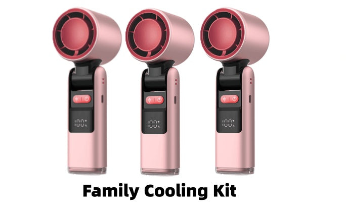 🔥【Hot Sale】WhisperBreeze Mini Fan 🔥 | Under 40dB Noise | Vibration-Free | Night Light Mode