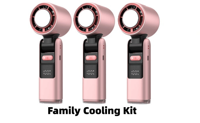 🔥【Hot Sale】WhisperBreeze Mini Fan 🔥 | Under 40dB Noise | Vibration-Free | Night Light Mode