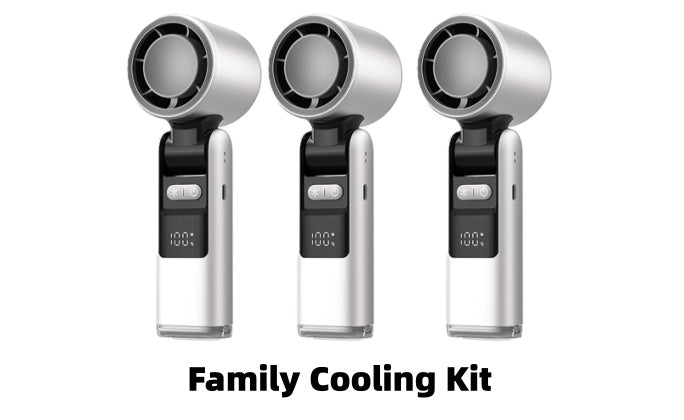 🔥【Hot Sale】WhisperBreeze Mini Fan 🔥 | Under 40dB Noise | Vibration-Free | Night Light Mode