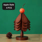 🎄 LIMITED‑TIME 50% OFF! 🔥 Natural Wooden Tree Trivets for Hot Dishes – Festive, Foldable, Durable ✨