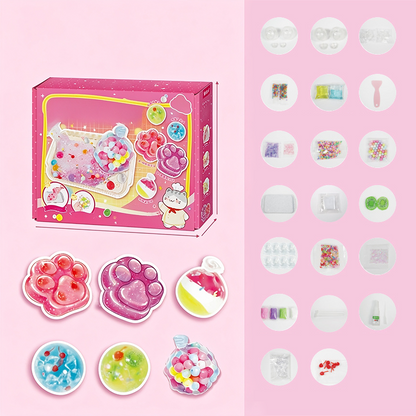 📢📢50% OFF !!⏰🎨 DIY Squishy Toy Kit for Kids – Create Your Own Squeeze Toys