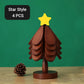 🎄 LIMITED‑TIME 50% OFF! 🔥 Natural Wooden Tree Trivets for Hot Dishes – Festive, Foldable, Durable ✨