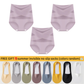 💖Last Day-Buy 1 Get 3 Packs💖Plus-Size High-Waist Cross Tummy Control Panties2