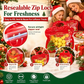 🍬LAST DAY SALE 50% OFF!!🎁Easy Fill, Easy Seal🎄 Festive Self-Seal Treat Bags – Santa & Snowman Print | Resealable, Food-Safe & Perfect for Cookies, Chocolates & Little Gifts 🎅⛄
