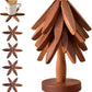 🎄 LIMITED‑TIME 50% OFF! 🔥 Natural Wooden Tree Trivets for Hot Dishes – Festive, Foldable, Durable ✨
