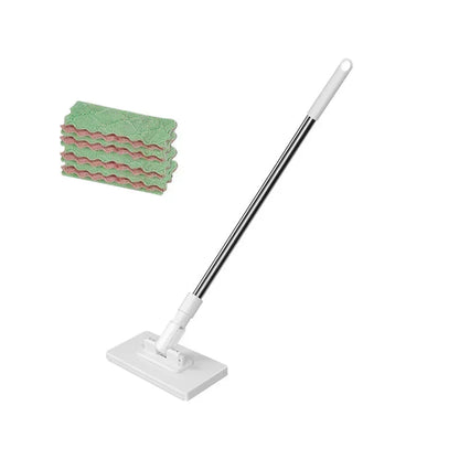 ⏳LAST DAY SALE ONLY ￡7.99!!🔥Extendable Telescopic Disposable Flat Clip Mop, 360° Swivel Lightweight Floor Mop -✨Multi-purpose Cleaner for Hardwood, Tile, Kitchen & Bathroom