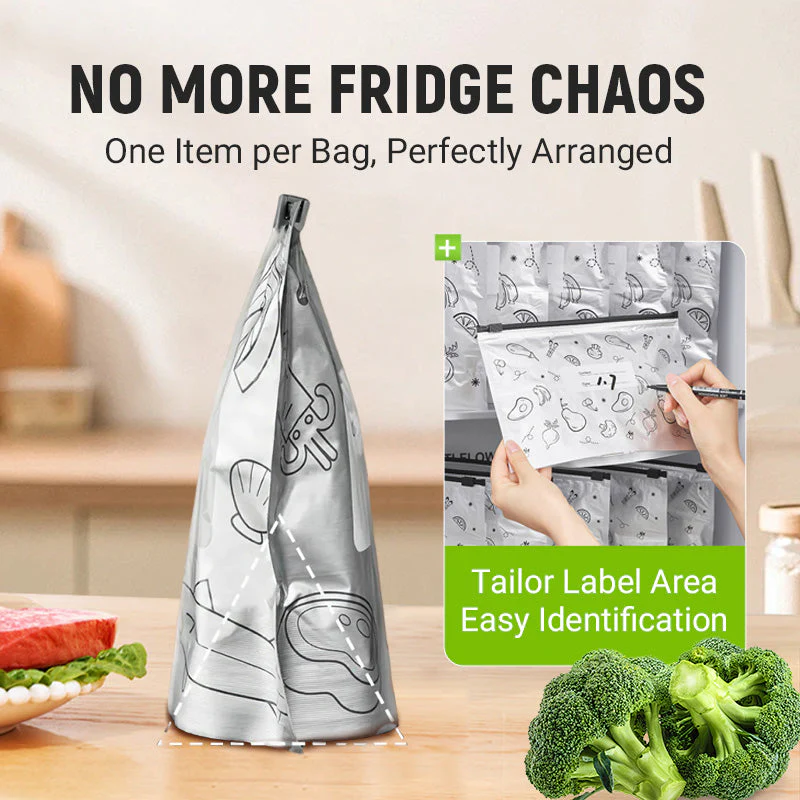♻️Reusable Aluminum Foil Sealable Storage Bags✨