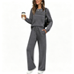 🔥LAST DAY SALE 50% OFF👍✨Women's Crew Neck Top & Drawstring Pants Set