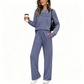🔥LAST DAY SALE 50% OFF👍✨Women's Crew Neck Top & Drawstring Pants Set