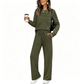🔥LAST DAY SALE 50% OFF👍✨Women's Crew Neck Top & Drawstring Pants Set