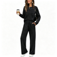 🔥LAST DAY SALE 50% OFF👍✨Women's Crew Neck Top & Drawstring Pants Set