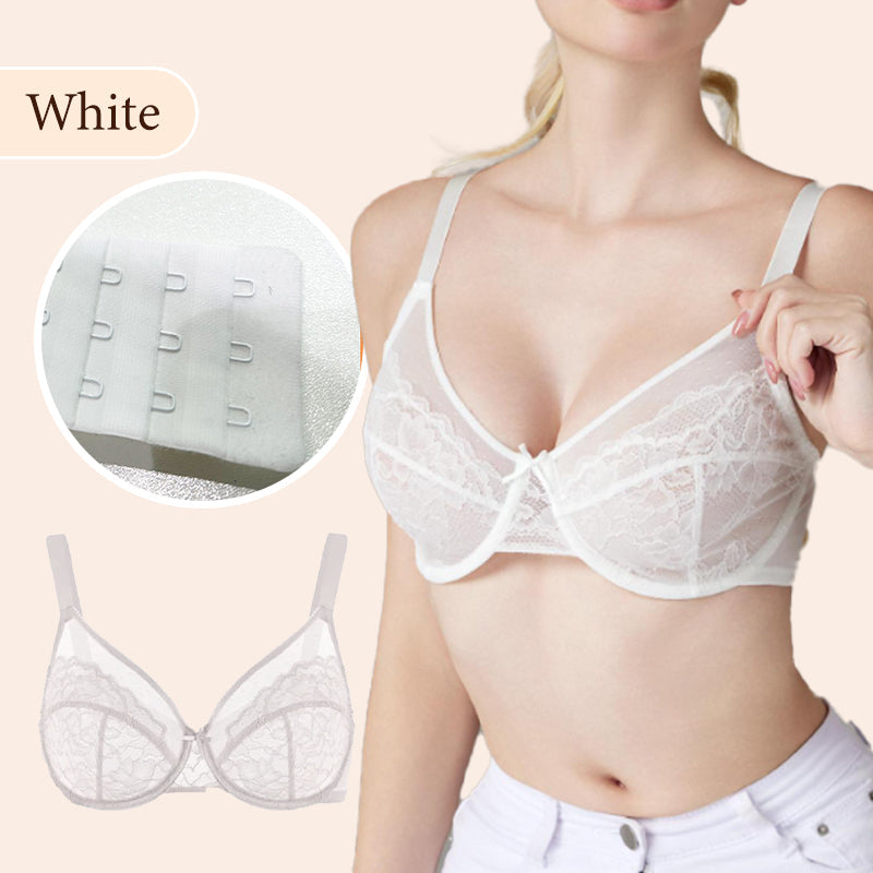 ⏳Limited time 50% discount💥Minimal lace bra with full coverage