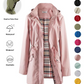 ⏳LAST DAY SALE 60% OFF !!📢🌧️💧Ultimate Plaid Waterproof Jacket for Women🍃Unleash Style and Durability in Any Storm!