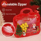 🍬LAST DAY SALE 50% OFF!!🎁Easy Fill, Easy Seal🎄 Festive Self-Seal Treat Bags – Santa & Snowman Print | Resealable, Food-Safe & Perfect for Cookies, Chocolates & Little Gifts 🎅⛄