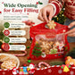 🍬LAST DAY SALE 50% OFF!!🎁Easy Fill, Easy Seal🎄 Festive Self-Seal Treat Bags – Santa & Snowman Print | Resealable, Food-Safe & Perfect for Cookies, Chocolates & Little Gifts 🎅⛄