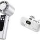🔥【Hot Sale-】WhisperBreeze Mini Fan 🔥 | Under 40dB Noise | Vibration-Free | Night Light Mode