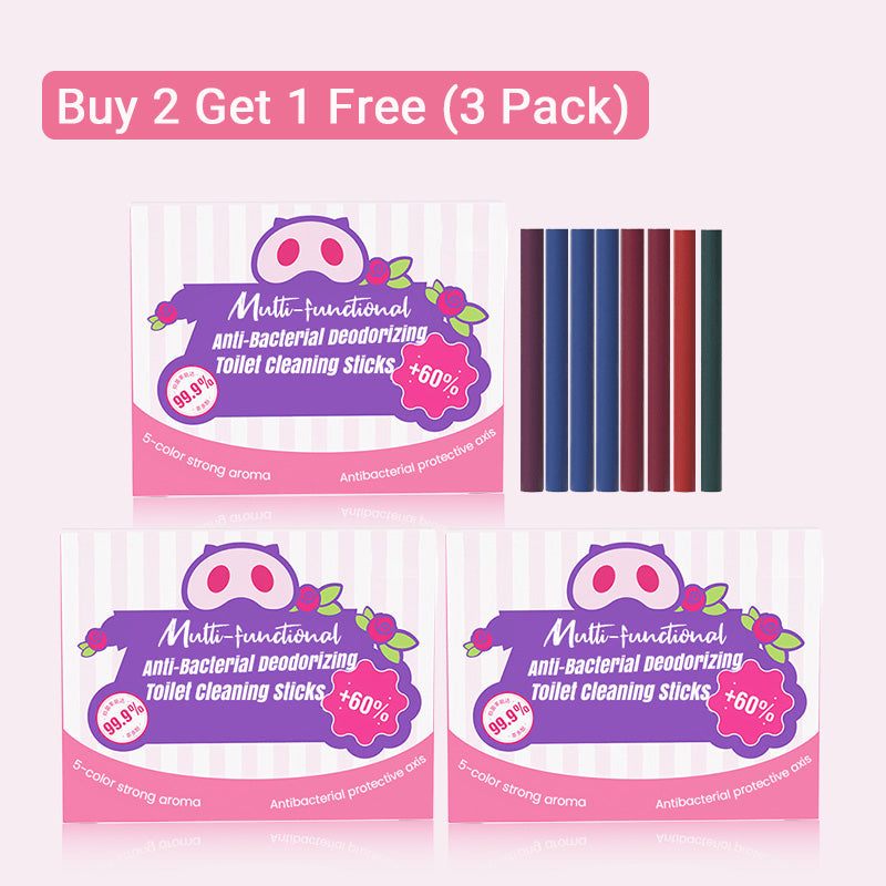 ✨Last Day Sale- Buy 2 Get 1 free✨Multi-functional Anti-Bacterial Deodorizing Toilet Cleaning Sticks