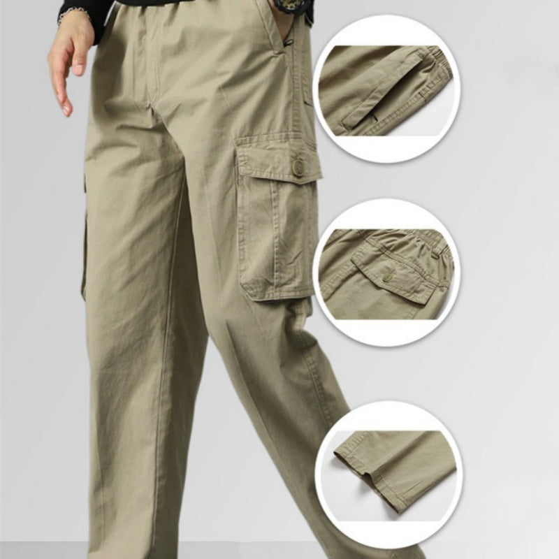 ⏳Time-limited Special👖Multi-Pocket Durable Ultra Comfort Loose Fit Pants