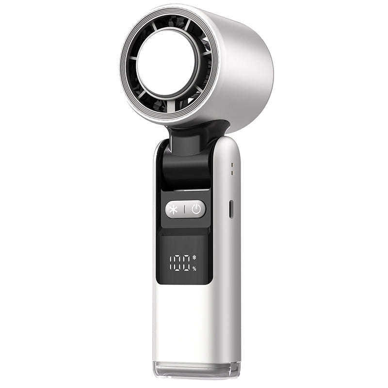 🔥【Hot Sale-】WhisperBreeze Mini Fan 🔥 | Under 40dB Noise | Vibration-Free | Night Light Mode