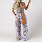 🏖️Summer Hot Sale 50% OFF🌼Women’s Casual Print Sleeveless Overalls Jumpsuits