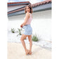 💖LAST DAY SALE 50% OFF🩳High Rise Frayed Hem Cut Off Jean Shorts