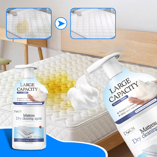 🥳2026 HOT SALE🥳💞50K+ SOLD!🛏️💛 50% OFF! Mattress Yellow Stain Cleaner – No water, no residue. Deep foam lifts old stains & urine marks. Gentle on fabric. 🧴✨