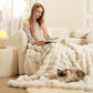 🛏️Thickened Rabbit Plush Velvet Cover Blanket🍂Wrap up in Ultimate Comfort