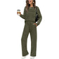 🔥LAST DAY SALE 50% OFF👍✨Women's Crew Neck Top & Drawstring Pants Set