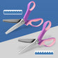 🔥HOT SALE 50% OFF🎁✂️ Pinking Shears Scissors – Stainless Steel, Ergonomic Cushioned Handles – Perfect for Sewing, Quilting & Scrapbooking! 🧵💨