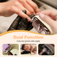 ⚡2-in-1 Electric Nail Clipper with Polishing File – Automatic Cut & Grind Nails, Safe Quiet Design for Adults, Seniors & Babies