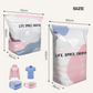 🥳LAST DAY BUY 2 GET 1 FREE!!💞50K+ SOLD!🧳💨 No‑Pump Vacuum Storage Bags – Press & seal, no pump needed. Saves 80% space, keeps clothes dry & dust‑free. Perfect for bulky bedding & off‑season gear. 🛏️🗄️