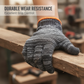 🚨Limited Time 50% Off 10-Gauge Knitted Durable Protective Work Gloves