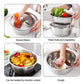 📢📢50% OFF !! ⏰🥬🥣3-in-1 Stainless Steel Grater Bowl – German Quality.