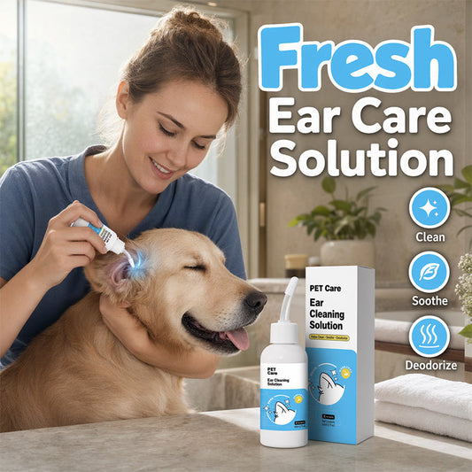 📢📢50% OFF !! ⏰🐶🐱 Ear cleaner | Relieves itching in dogs & cats 👂